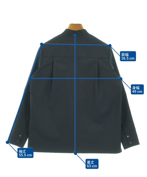 yori（ヨリ）ブラウス 紺 サイズ:34(XS位) レディース/2200638013092