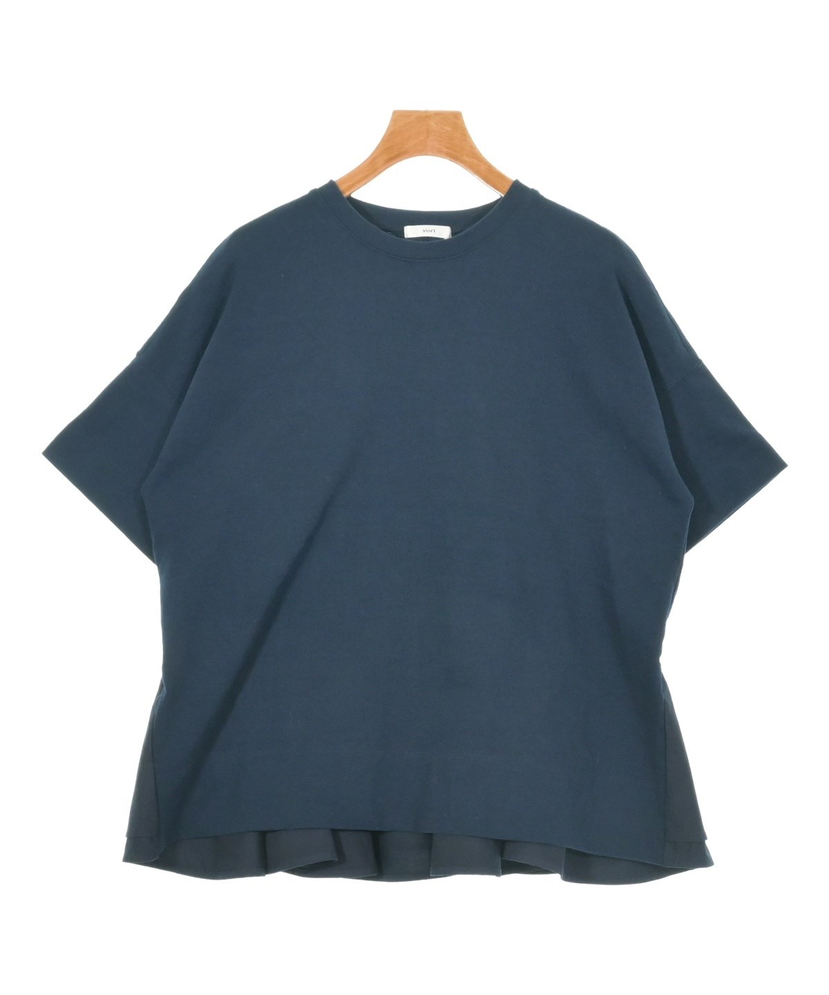 yori ヨリ カジュアルシャツ レディース 【古着】【中古】 yori（ヨリ）Tシャツ・カットソー 紺 サイズ:F レディース