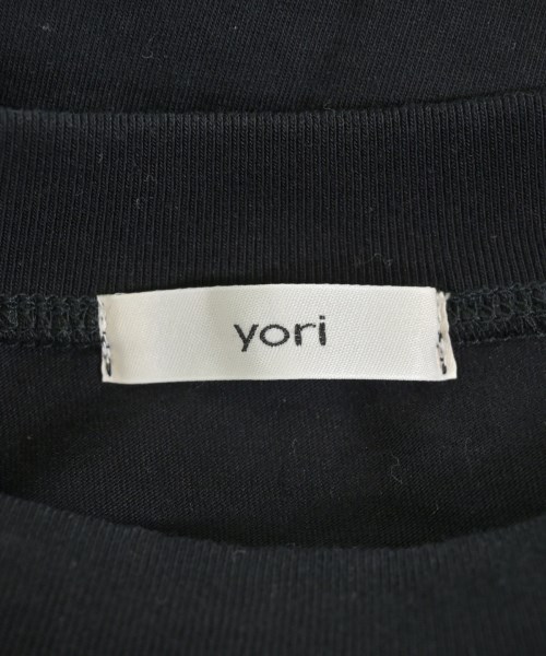 yori（ヨリ）Tシャツ・カットソー 黒 サイズ:F レディース/2200629443020