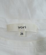 yori（ヨリ）Tシャツ・カットソー 白 サイズ:36(S位) レディース/2200635439062