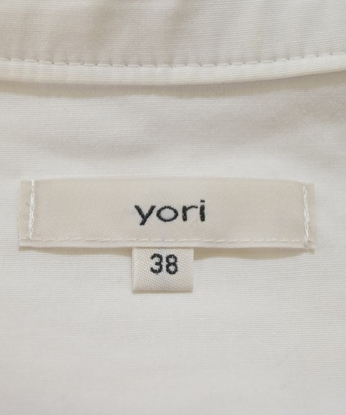 yori（ヨリ）カジュアルシャツ 白 サイズ:38(M位) レディース/2200633420055