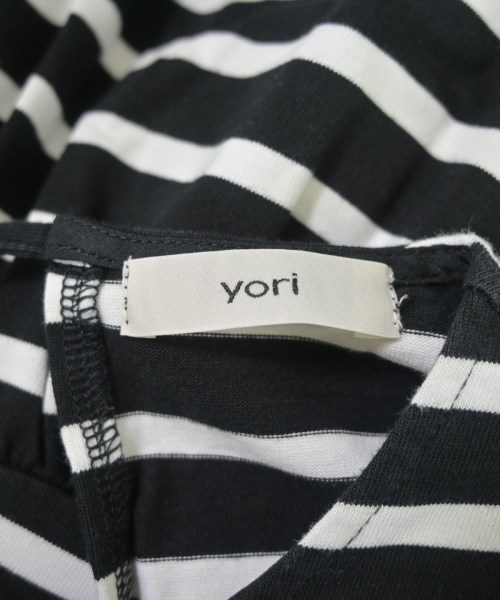 yori（ヨリ）Tシャツ・カットソー 黒 サイズ:F レディース/2200615753171