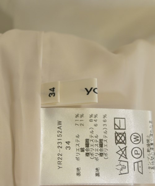 yori（ヨリ）その他 白 サイズ:34(XS位) レディース/2200604100184