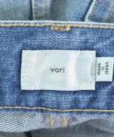 yori（ヨリ）デニムパンツ 青 サイズ:36(S位) レディース/2200610905100