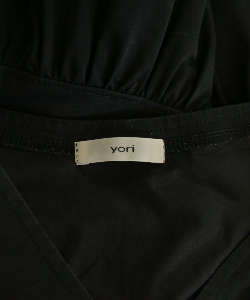 yori（ヨリ）ワンピース 黒 サイズ:F レディース/2200615472096