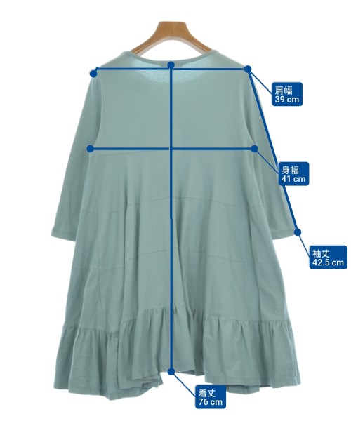 yori（ヨリ）ワンピース 青 サイズ:F レディース/2200617740032