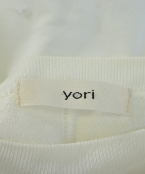 yori（ヨリ）Tシャツ・カットソー 白 サイズ:F レディース/2200617740056