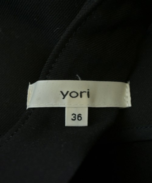yori（ヨリ）オールインワン/サロペット 黒 サイズ:36(S位) レディース/2200605651104