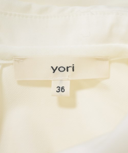 yori（ヨリ）ブラウス 白 サイズ:36(S位) レディース/2200605651166