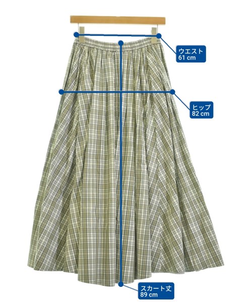 yori（ヨリ）ロング・マキシ丈スカート グレー サイズ:36(S位) レディース/2200673800114