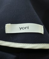 yori（ヨリ）ノーカラージャケット 紺 サイズ:F レディース/2200680896100
