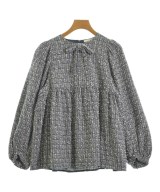 yori（ヨリ）カジュアルシャツ 紺 サイズ:36(S位) レディース/2200693609018