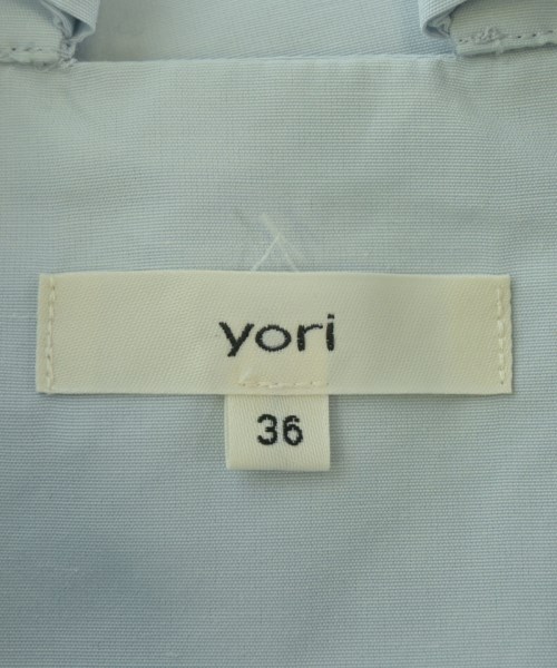 yori（ヨリ）カジュアルシャツ 青 サイズ:36(S位) レディース/2200688249045