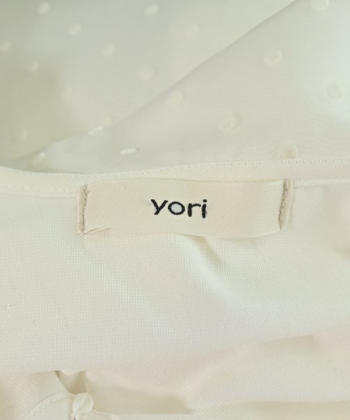 yori（ヨリ）Tシャツ・カットソー 白 サイズ:F レディース/2200687829064