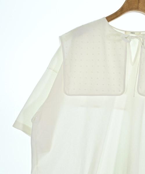 yori（ヨリ）Tシャツ・カットソー 白 サイズ:F レディース/2200687829064