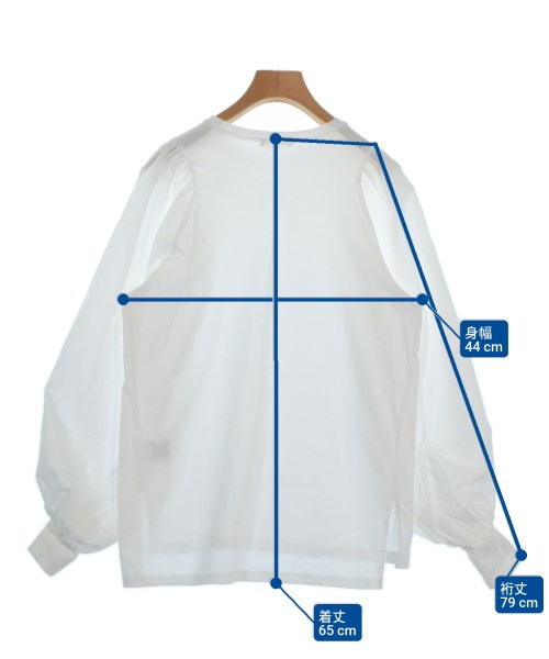 yori（ヨリ）Tシャツ・カットソー 白 サイズ:F レディース/2200694155033