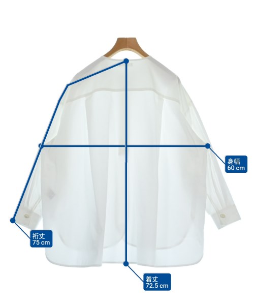 yori（ヨリ）ブラウス 白 サイズ:F レディース/2200654844083