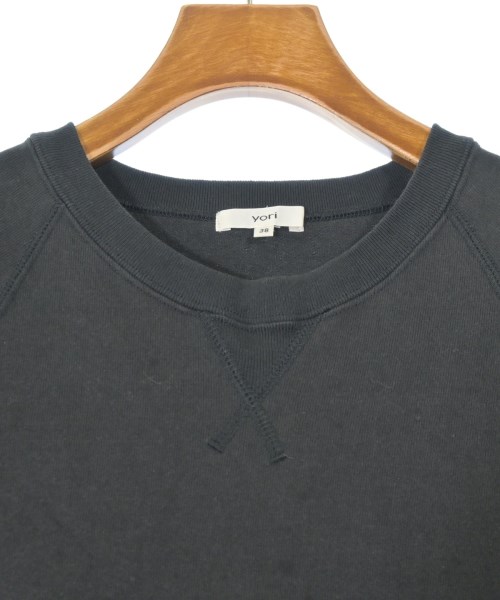 yori（ヨリ）スウェット 黒 サイズ:38(M位) レディース/2200658424038