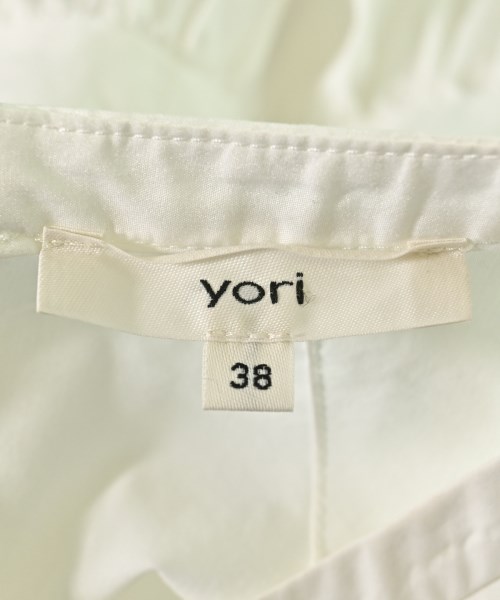 yori（ヨリ）ブラウス 白 サイズ:38(M位) レディース/2200656987030