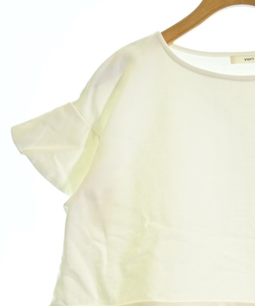 yori（ヨリ）Tシャツ・カットソー 白 サイズ:F レディース/2200710845061