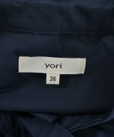 yori（ヨリ）ブラウス 紺 サイズ:36(S位) レディース/2200712545075