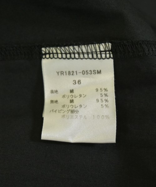 yori（ヨリ）ブラウス 黒 サイズ:36(S位) レディース/2200715826072