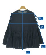 yori（ヨリ）ブラウス 紺 サイズ:F レディース/2200715626306