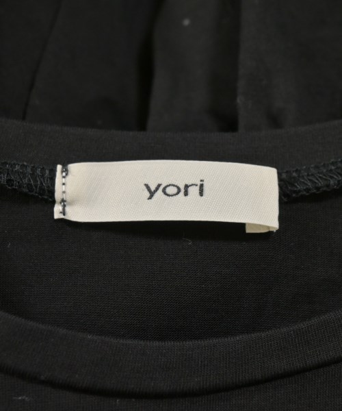 yori（ヨリ）Tシャツ・カットソー 黒 サイズ:F レディース/2200716352037