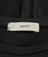 yori（ヨリ）Tシャツ・カットソー 黒 サイズ:F レディース/2200716352037