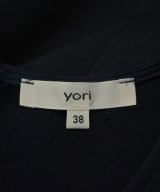 yori（ヨリ）ブラウス 紺 サイズ:38(M位) レディース/2200716941019