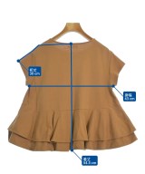 yori（ヨリ）Tシャツ・カットソー ベージュ サイズ:F レディース/2200716941149