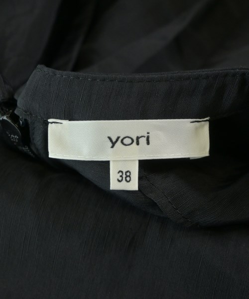 yori（ヨリ）ブラウス 黒 サイズ:38(M位) レディース/2200719209079