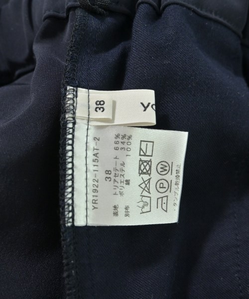 yori（ヨリ）スラックス 紺 サイズ:38(M位) レディース/2200633991043
