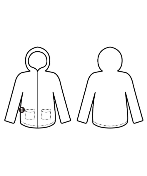 yori（ヨリ）マウンテンパーカー 黒 サイズ:F レディース/2200646107042