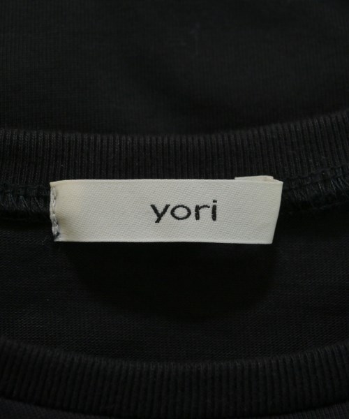 yori（ヨリ）Tシャツ・カットソー 黒 サイズ:F レディース/2200642853103