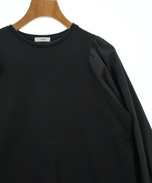 yori（ヨリ）Tシャツ・カットソー 黒 サイズ:F レディース/2200642853103