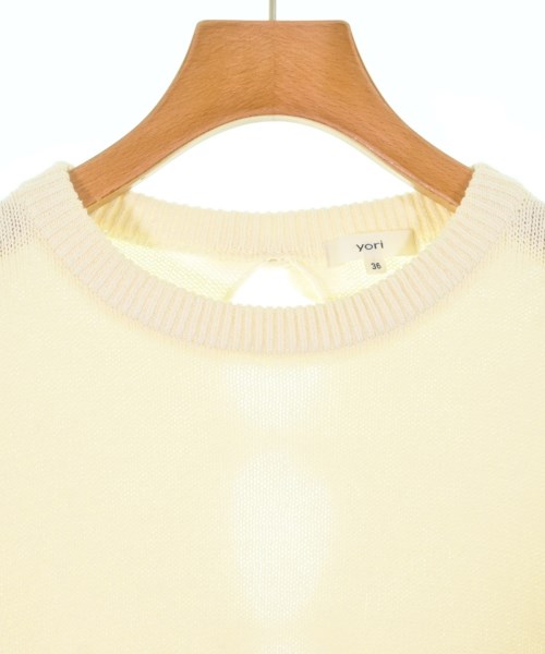 yori（ヨリ）ニット・セーター 黄 サイズ:36(S位) レディース/2200640055325