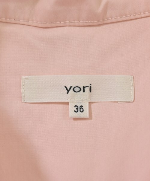 yori（ヨリ）カジュアルシャツ ピンク サイズ:36(S位) レディース/2200650550049