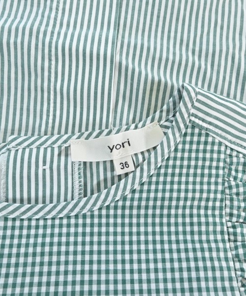 yori（ヨリ）カジュアルシャツ 緑 サイズ:36(S位) レディース/2200650550056