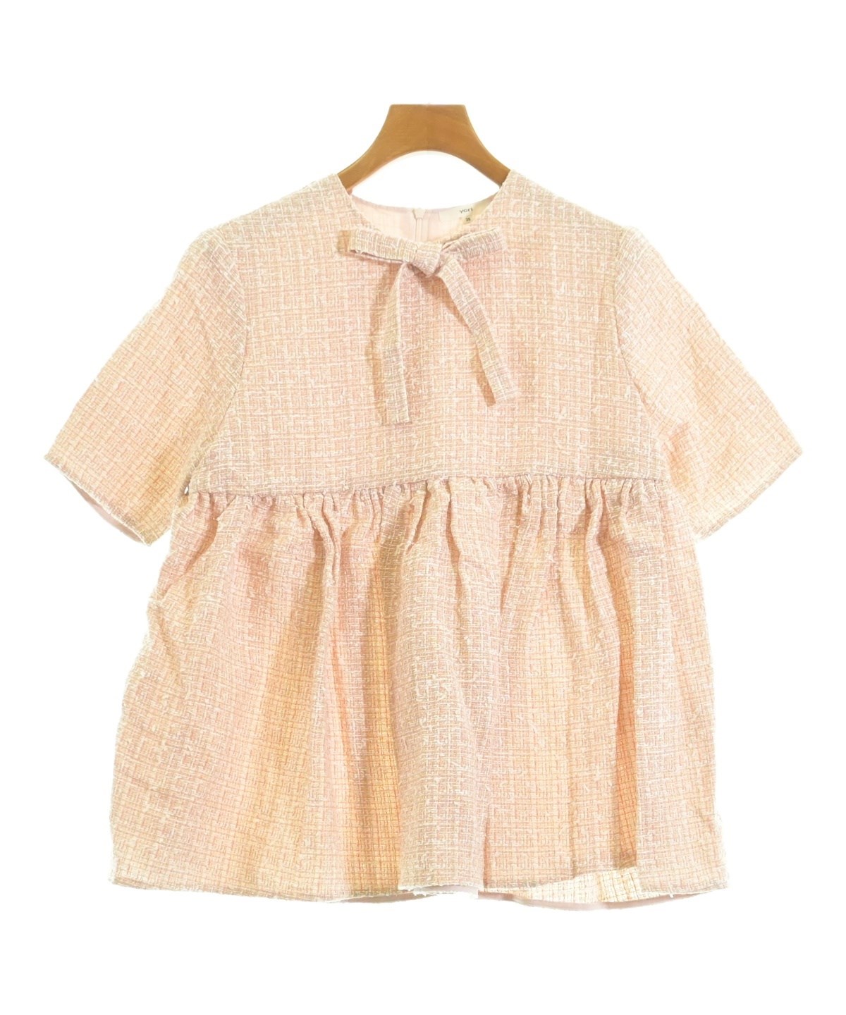 yori（ヨリ）ブラウス ピンク サイズ:36(S位) レディース