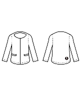 yori（ヨリ）ノーカラージャケット ベージュ サイズ:F レディース/2200652072013