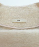 yori（ヨリ）ノーカラージャケット ベージュ サイズ:F レディース/2200652072013