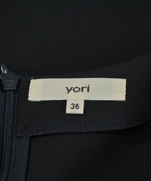 yori（ヨリ）ブラウス 紺 サイズ:36(S位) レディース/2200704842014