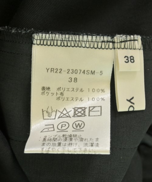 yori（ヨリ）スラックス 黒 サイズ:38(M位) レディース/2200699799126