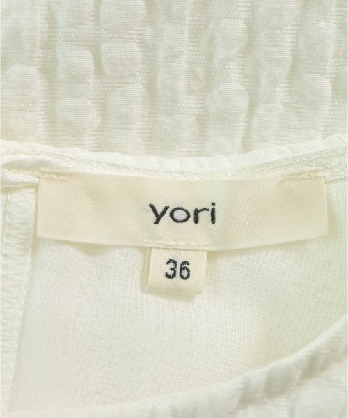 yori（ヨリ）ブラウス 白 サイズ:36(S位) レディース/2200702178160