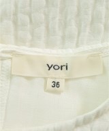 yori（ヨリ）ブラウス 白 サイズ:36(S位) レディース/2200702178160