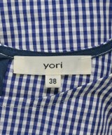 yori（ヨリ）ブラウス 紺 サイズ:38(M位) レディース/2200706757040