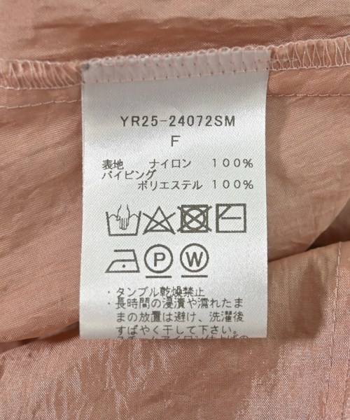 yori（ヨリ）その他 ピンク サイズ:F レディース/2200703319067