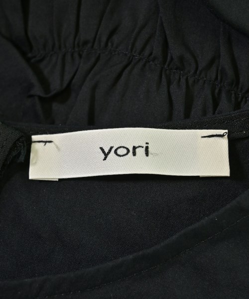 yori（ヨリ）ブラウス 黒 サイズ:F レディース/2200709068051
