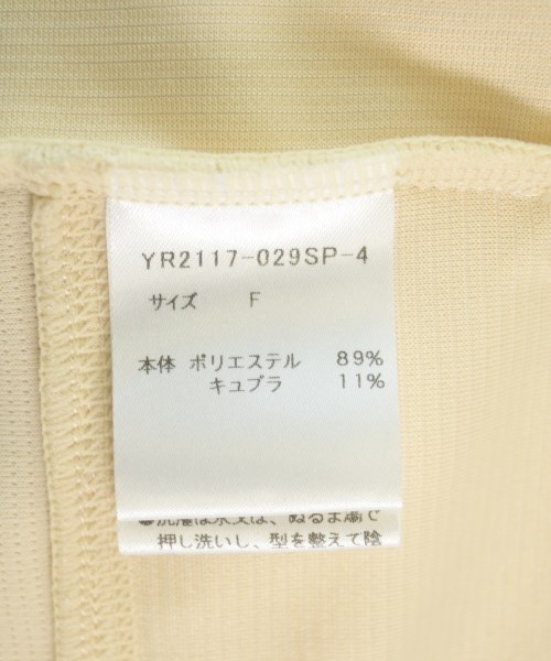 yori（ヨリ）パーカー ベージュ サイズ:F レディース/2200693661146